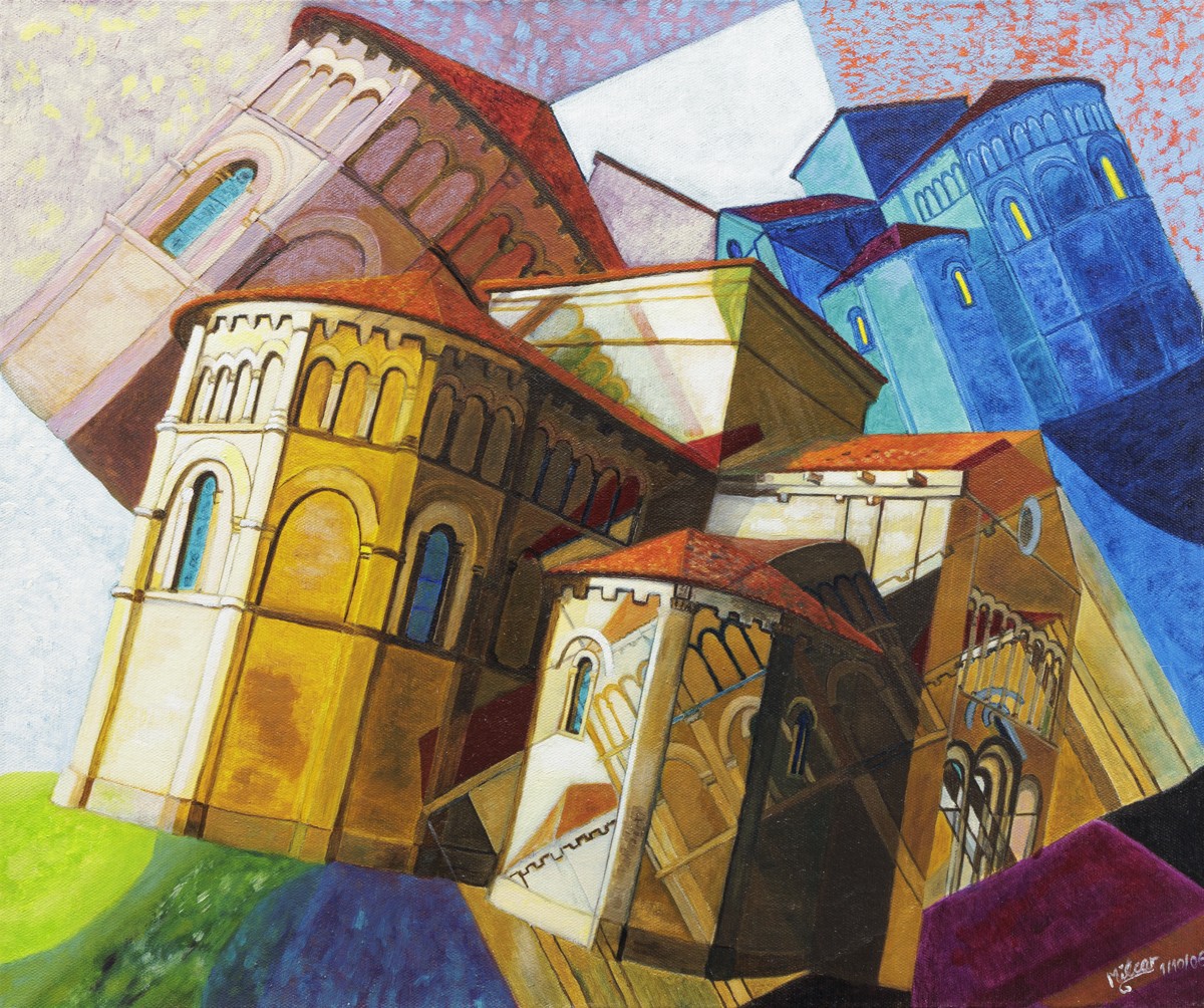 François Milcar, Talmont devant derrière, N°25 - Eglise Sainte Radegonde François Milcar, Talmont devant derrière, N°25 - Eglise Sainte Radegonde