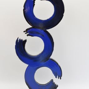 Skulpturen, Sculpture Calligraphie Bleue, VanBinh