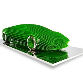 Skulpturen, Lamborghini Murcielago verte, Antoine Dufilho