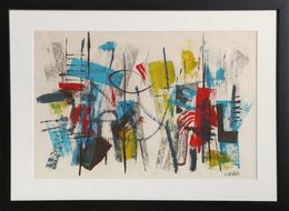 Fine Art Drawings, Harbor Party, John von Wicht