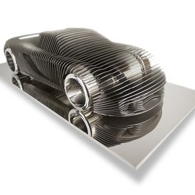 Skulpturen, Porsche Carrera GT - Raw Metal, Antoine Dufilho