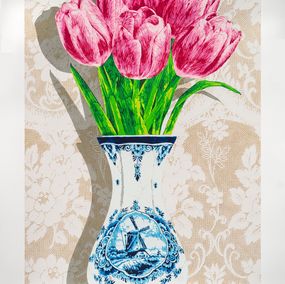 Édition, Tulpen - Pink on Gold, Nils.Rva