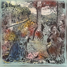 Gemälde, Adoration des Bergers, Artiste Ouvrier