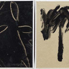 Gemälde, Duo - Série : Poisson-Feuilles - Diptyque, Gwenaëlle Magadur