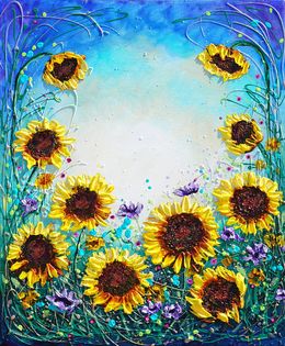 Painting, Sunflower Serenade, Amanda Dagg