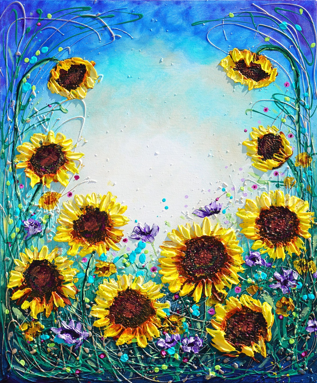 Amanda Dagg, Sunflower Serenade Amanda Dagg, Sunflower Serenade