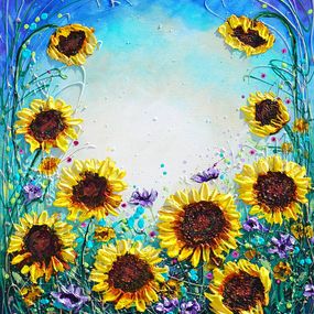 Gemälde, Sunflower Serenade, Amanda Dagg