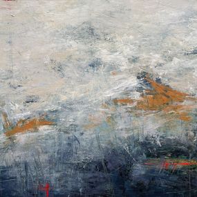 Gemälde, Deep End, Painting, Oil on Paper, Ana Monnaco