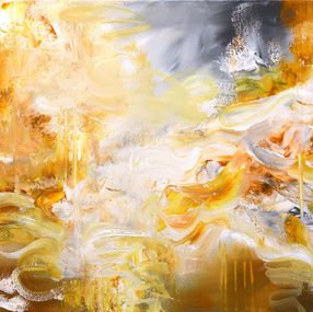 Painting, Golden twilight, Andrada Anghel