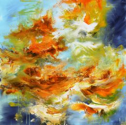 Painting, Orange summer, Andrada Anghel