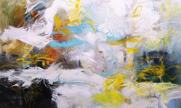 Painting, Lost in the blue hues, Andrada Anghel