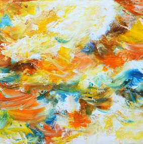 Painting, Where the rainbow is born, Andrada Anghel