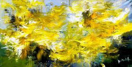 Painting, Green Oasis, Andrada Anghel
