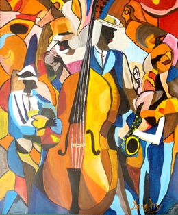 Gemälde, Picasso Jazz #2, Anthony Dunphy