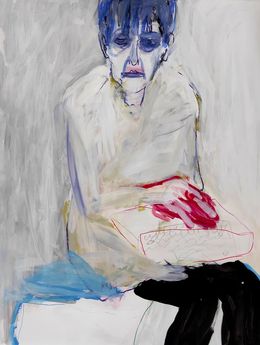 Dessin, Woman with a handbag, Barbara Kroll
