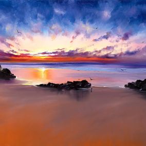 Gemälde, Harbor of Light,, Bozhena Fuchs