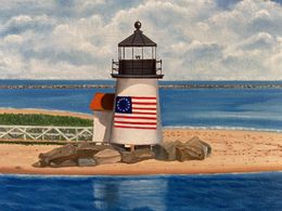 Painting, Brant Point, David Sipko