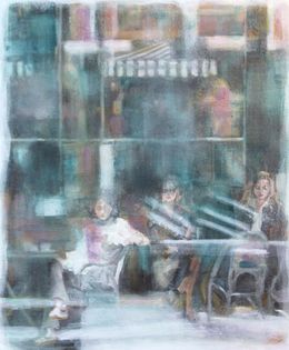 Painting, Cafe Highlight, Debbie Pacheco