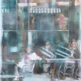 Painting, Cafe Highlight, Debbie Pacheco