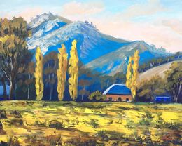 Painting, Sunny landscape, Elena Sokolova