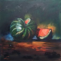 Painting, Watermelon, Elena Sokolova
