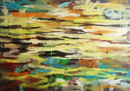 Gemälde, Abstract landscape 11, Francisco Santos