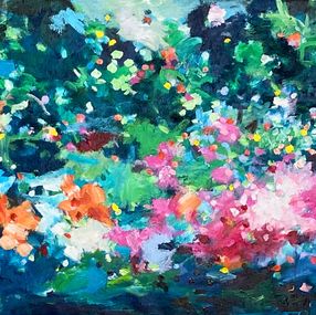 Painting, Midnight garden symphony, Geesien Postema