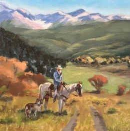 Painting, The Wild West, Grace Diehl