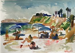 Painting, Butterfly Beach, John Kilduff