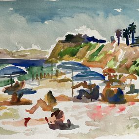 Gemälde, Butterfly Beach, John Kilduff
