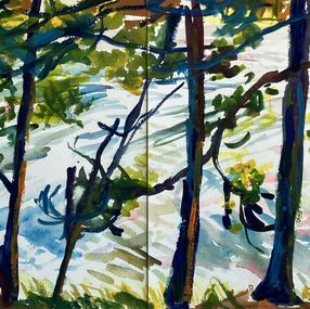 Gemälde, Oxbow Lagoon Diptych, John Kilduff