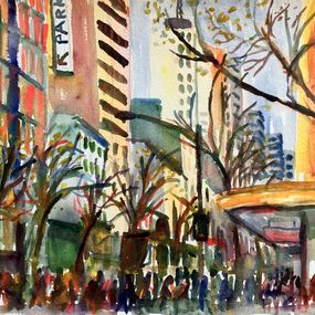 Gemälde, Collins Street View, John Kilduff