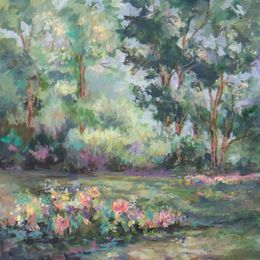 Painting, Woodland Retreat, Karen Hale