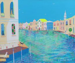 Gemälde, Your Guide In Venice, Katrina Avotina