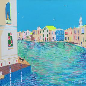 Gemälde, Your Guide In Venice, Katrina Avotina