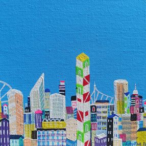 Peinture, The Bright Cityscape, Katrina Avotina