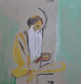 Painting, The Guru, Kevin Brewerton