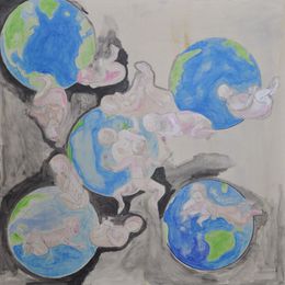 Peinture, Re-birth, Kevin Brewerton
