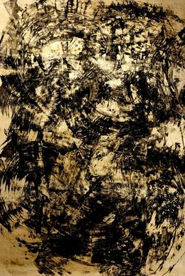 Painting, Rebel moon, Luca Brandi