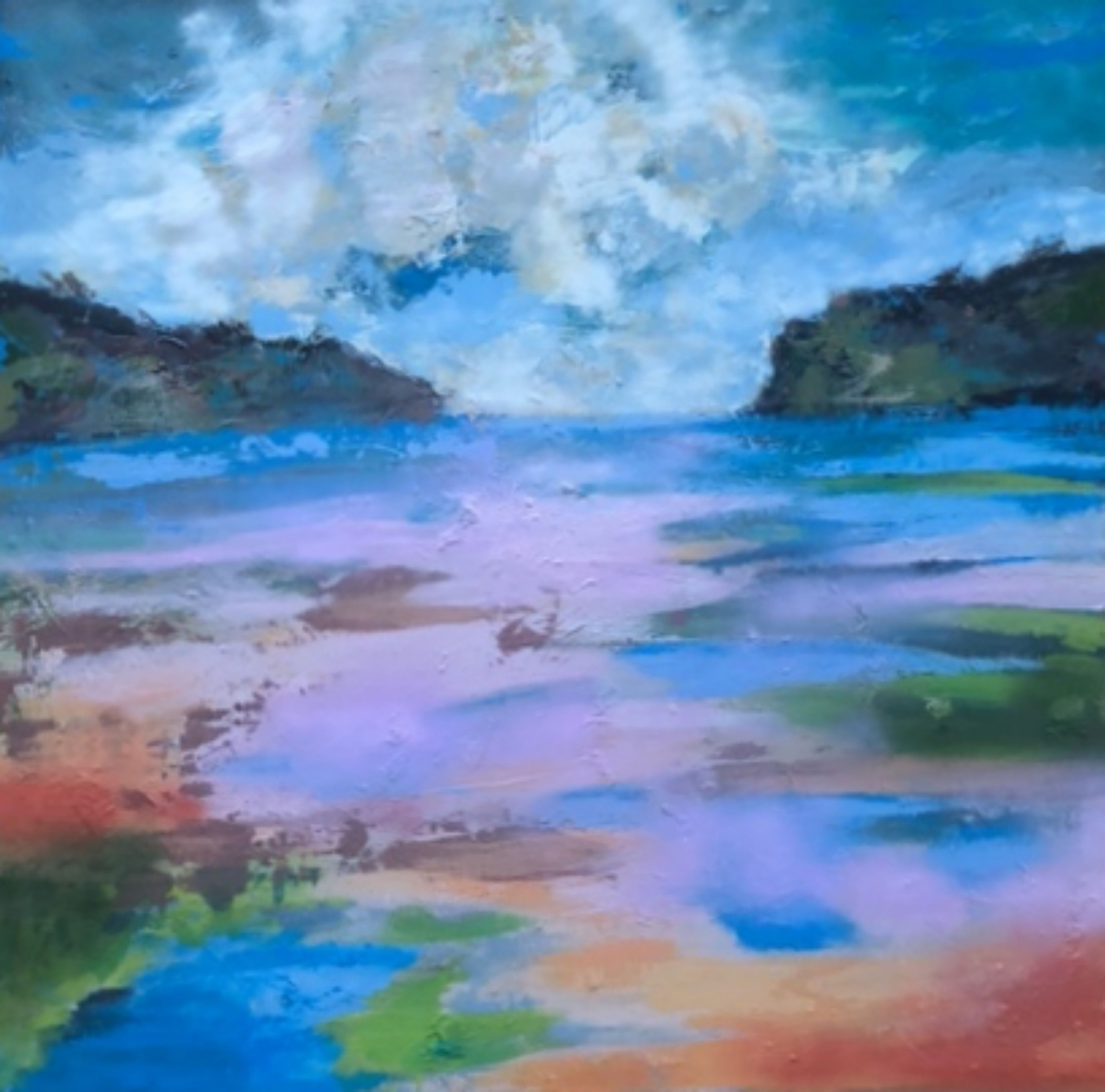 Luis Miguel Aparisi, Low tide : abstract landscape Luis Miguel Aparisi, Low tide : abstract landscape