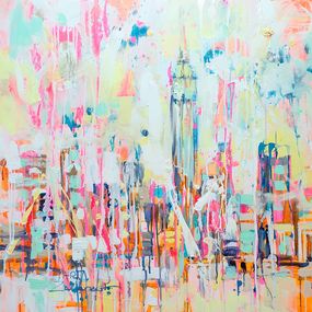 Painting, New York Awaken, Marta Zawadzka