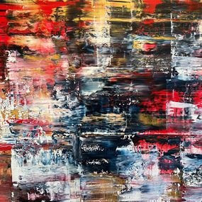 Gemälde, Blue, Red and Gold, Melanie Renshaw