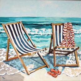 Painting, Water's Edge, Melinda Patrick