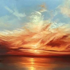 Gemälde, A few wispy clouds, Olena Topliss