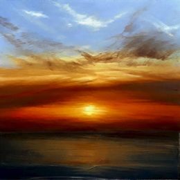 Gemälde, Ablazing horizon, Olena Topliss