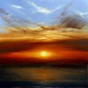 Gemälde, Ablazing horizon, Olena Topliss