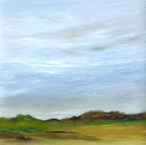 Gemälde, Grassland and Mountains, Peter Laughton