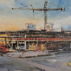 Painting, Industrial Construction, Richard Szkutnik