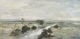 Painting, Valley Creek, Silvia Vassileva