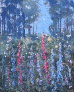 Painting, Luna and Friends, Stephanie Berry